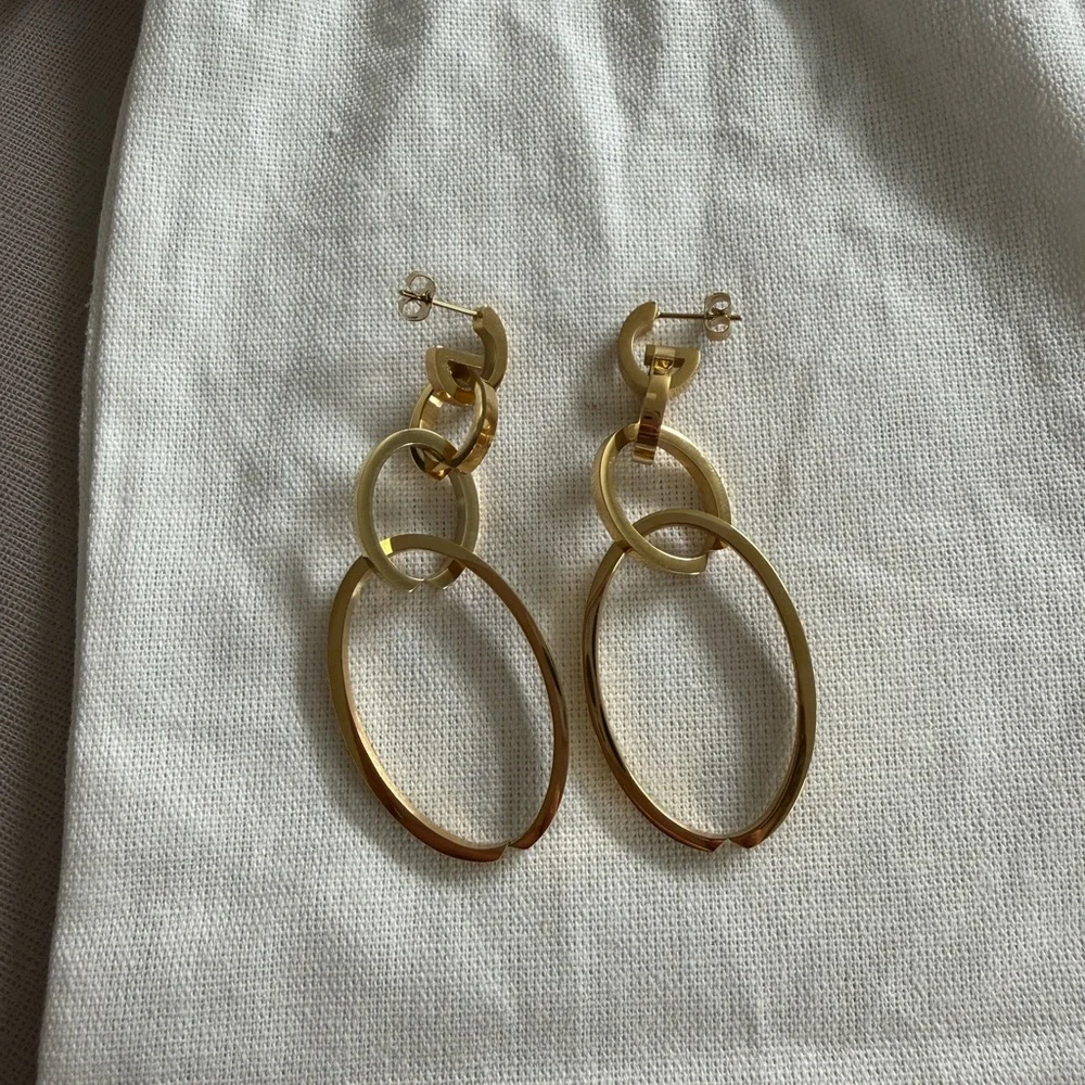Vita Fede Gold Cassio Earrings - Picture 4 of 5
